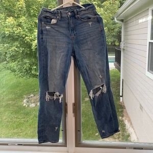 Lightly worn American eagle jeans, blue
